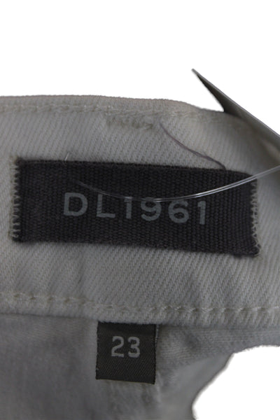 DL1961 Women High Rise Wide-Leg Jeans White Size 23