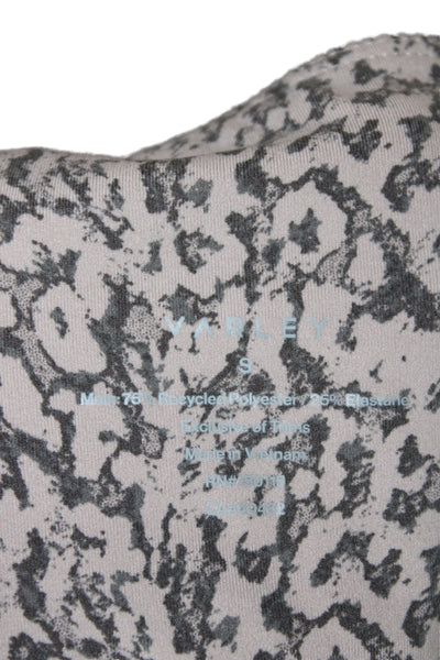 Varley Women Ankle Leggings Animal Print Beige Size S