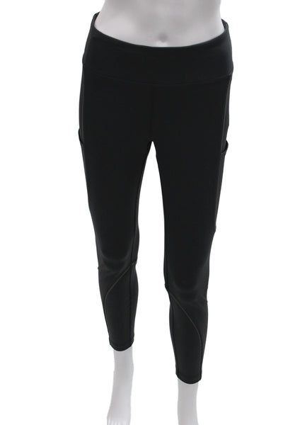 Outdoor Voices Women Ankle Leggings Black Athleisure Pull On Size L