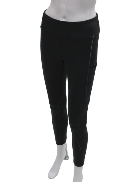 Outdoor Voices Women Ankle Leggings Black Athleisure Pull On Size L