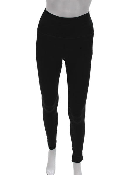 Alo Womens Ankle Leggings Black 95% Nylon Athleisure Size M