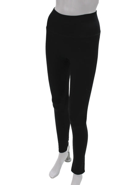 Alo Womens Ankle Leggings Black 95% Nylon Athleisure Size M
