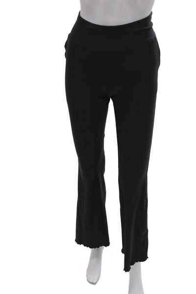 Outdoor Voices Women Black Solid Athleisure Leggings Size M
