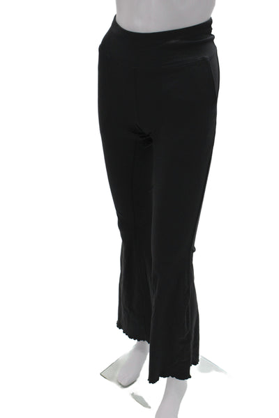 Outdoor Voices Women Black Solid Athleisure Leggings Size M