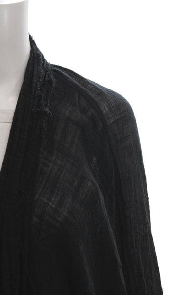 Free People Womens Black V-Neck Long Sleeve Cardigan Boho Size XS