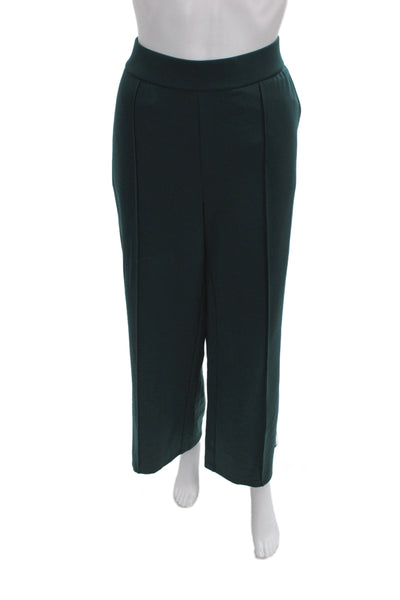 Eileen Fisher Womens Green Dress Pants Pull On Tencel Size M