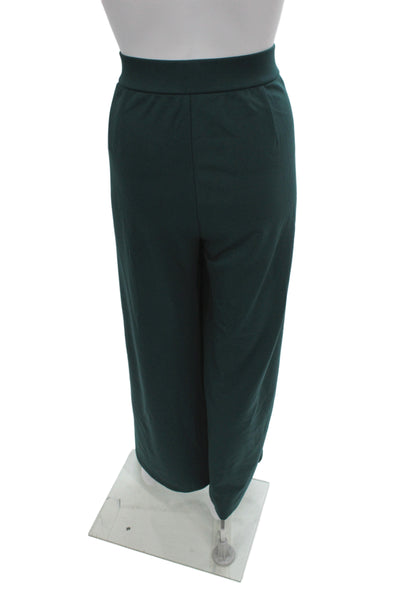 Eileen Fisher Womens Green Dress Pants Pull On Tencel Size M