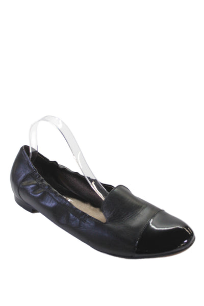 AGL Attilio Giusti Leombruni Womens Leather Cap Toe Loafers Black Size 42 12