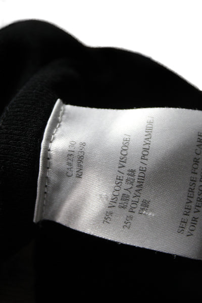 Judith & Charles Womens Fit&Flare Dress Black Mini Crewneck ShortSleeve Size S