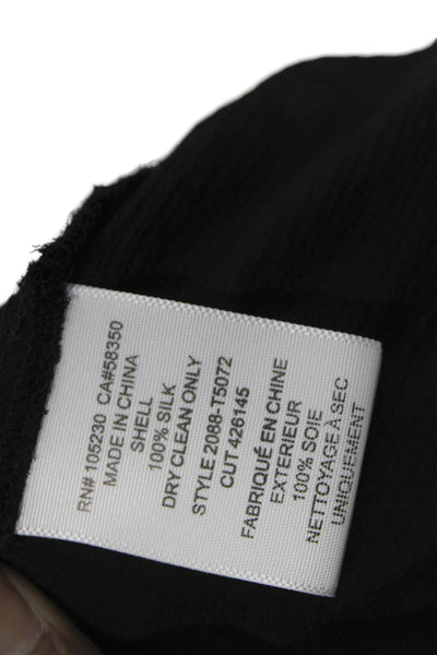 Joie Womens Black Silk Camisole Sleeveless Scoop Neck Solid Summer Size S
