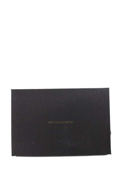 Bottega Veneta Womens Leather Low Top Sneakers Black Size 39 9