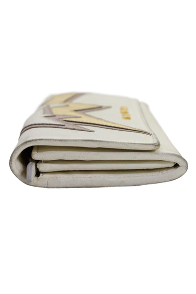 Miu Miu Womens Leather Multi-Compartment Wallet White