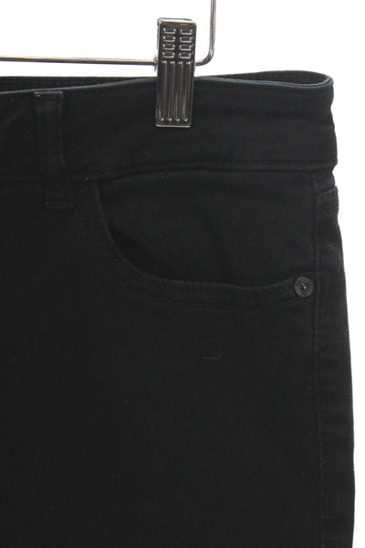 DL1961 Womens Black Cropped Mid Rise Jeans Size 30