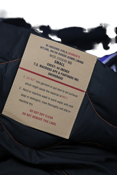 Parajumpers Womens Military Jacket Black Nylon Zip Size 6