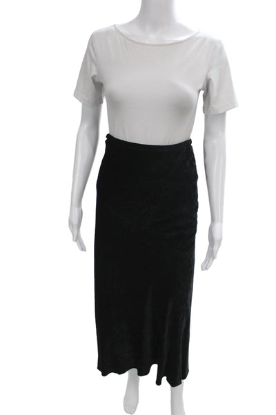 Moschino Cheap & Chic Womens Straight Pencil Skirt Black Rayon Solid Size 10