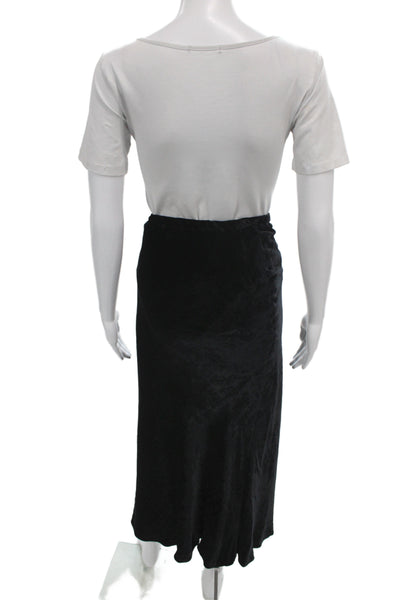 Moschino Cheap & Chic Womens Straight Pencil Skirt Black Rayon Solid Size 10
