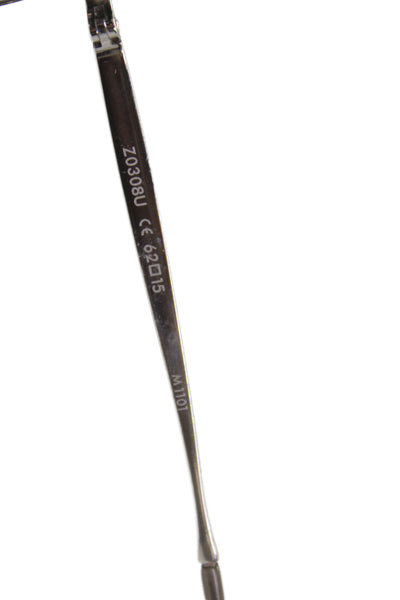 Louis Vuitton Womens Lily Rimless Monogram Flower Sunglasses Silver