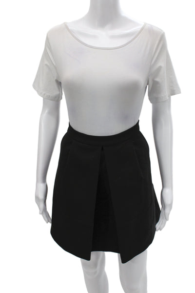 J Crew Womens Mini Skirt Black Size 2