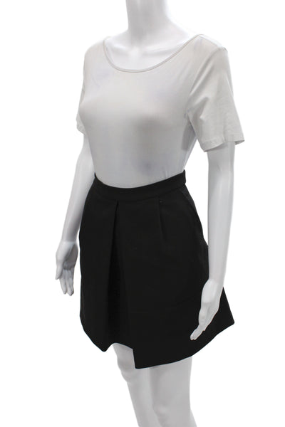 J Crew Womens Mini Skirt Black Size 2