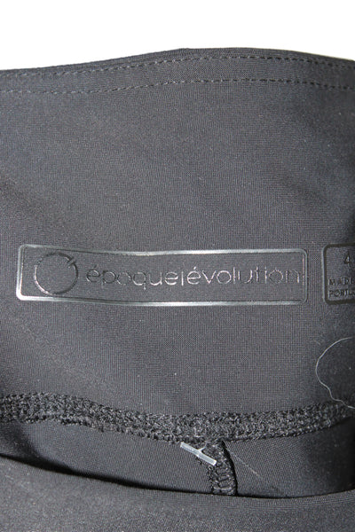 Epoque Evolution Womens Ankle Pants Black Pull On Size 4