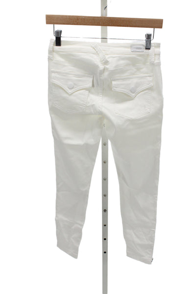 Joie Womens White Skinny High Rise Cotton Jeans Inseam 26 Size 25