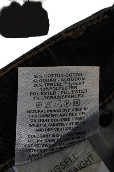 DL1961 Mens Straight Jeans Blue High Rise Cotton Inseam 30 Size 34