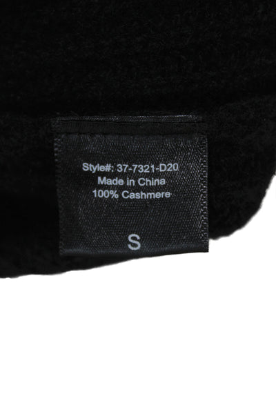 Jenni Kayne Womens Cashmere V-Neck Long Sleeve Cardigan Black Size S