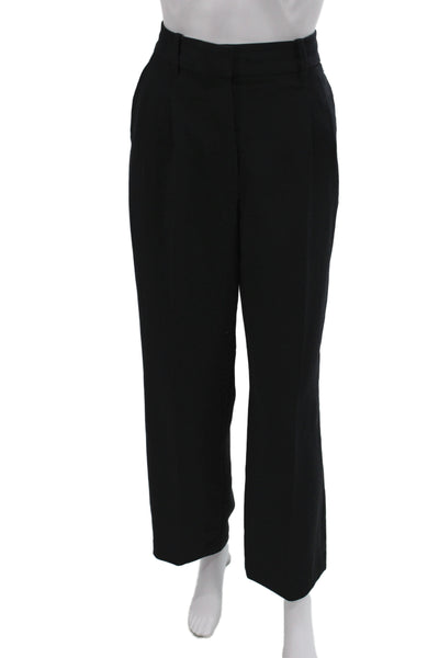 Wilfred Womens Dress Pants Black Button Polyester Inseam 31 Size 4