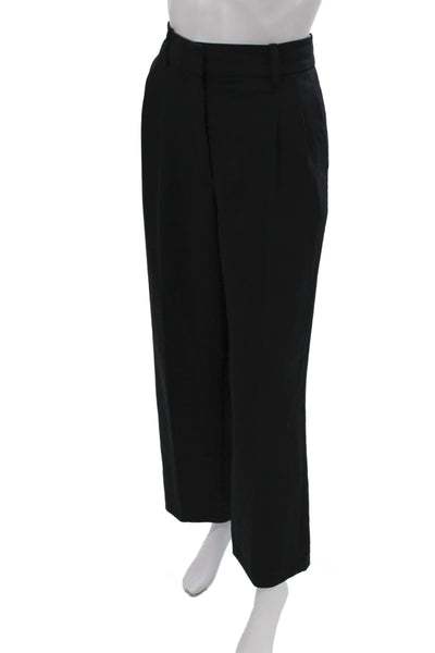 Wilfred Womens Dress Pants Black Button Polyester Inseam 31 Size 4