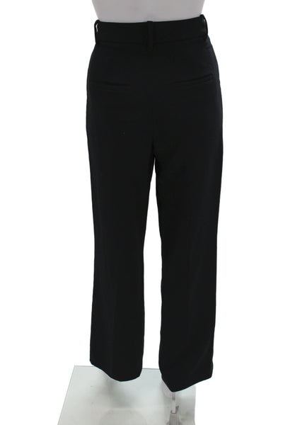 Wilfred Womens Dress Pants Black Button Polyester Inseam 31 Size 4