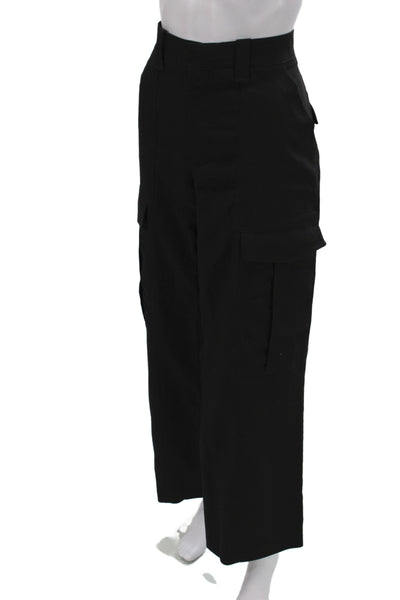 Zara Women Cargo Pants Black 31in Zip Size XS