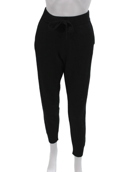 Minnie Rose Womens Cashmere Jogger Pants Black Size L