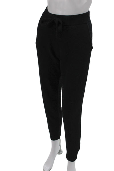Minnie Rose Womens Cashmere Jogger Pants Black Size L