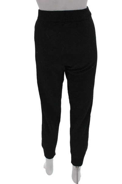Minnie Rose Womens Cashmere Jogger Pants Black Size L