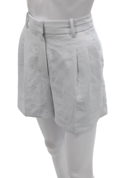 Wilfred Womens Chino Shorts White Polyester Button Closure Size 4