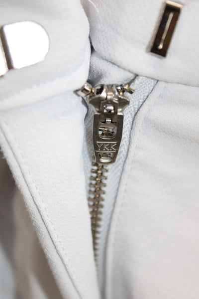 Wilfred Womens Chino Shorts White Polyester Button Closure Size 4