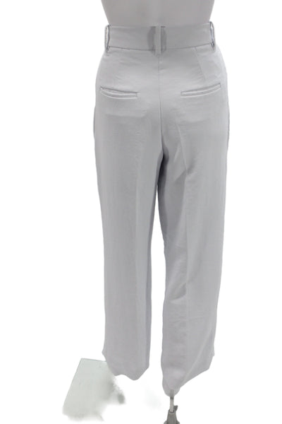 Wilfred Womens Dress Pants White Button 31 Inseam 100% Polyester Size 4