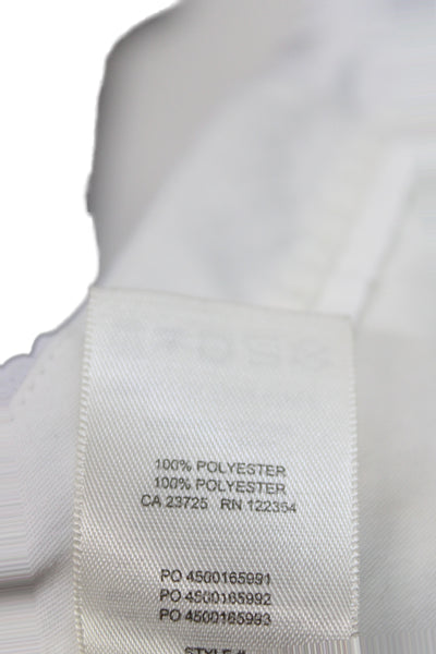 Wilfred Womens Dress Pants White Button 31 Inseam 100% Polyester Size 4