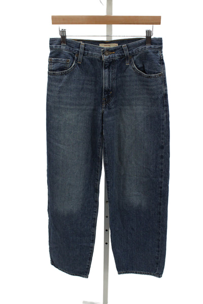Levis Mens Straight Blue Jeans Cotton Size 25