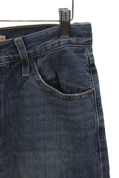 Levis Mens Straight Blue Jeans Cotton Size 25