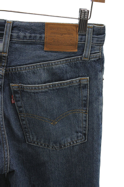 Levis Mens Straight Blue Jeans Cotton Size 25