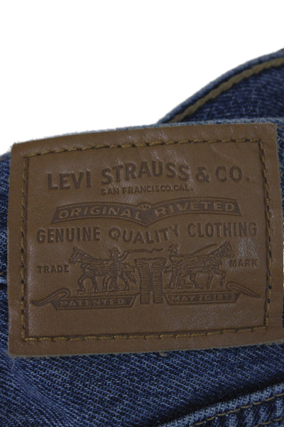 Levis Mens Straight Blue Jeans Cotton Size 25