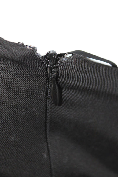 Reformation Women Halter Sleeveless Black Basic Tank Top 100% Tencel Size 2