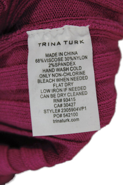 Trina Turk Women Bodycon Multicolor Sleeveless Long Scoop Neck Dress Size XS