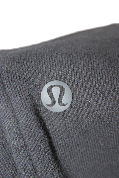 Lululemon Women Jogger Pants Black Cotton Blend Drawstring Size M