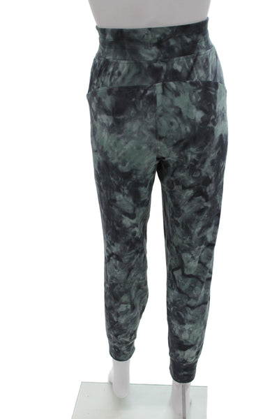 Lululemon Women Tie Dye Gray Jogger Pants Drawstring 26 Inseam Size 8