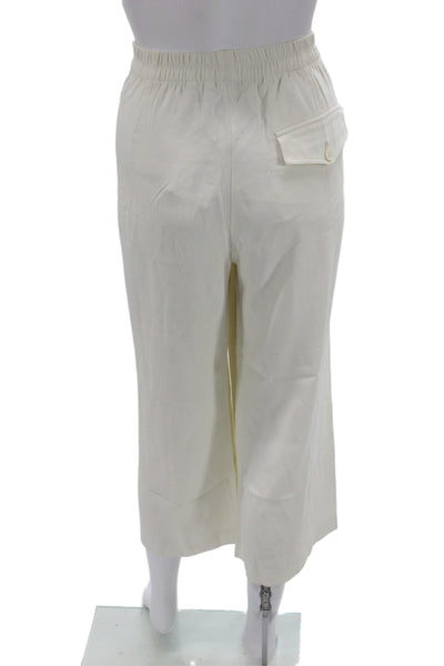 Helmut Helmut Lang Women Cropped White Pants Size M