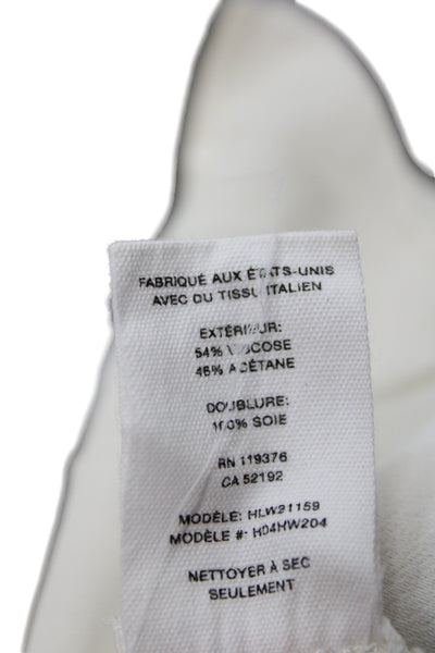 Helmut Helmut Lang Women Cropped White Pants Size M