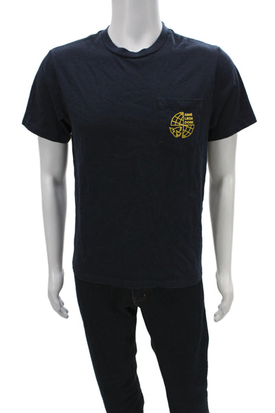Aime Leon Dore Mens Basic Black T-Shirt Size S