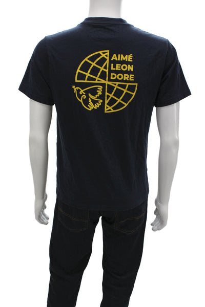 Aime Leon Dore Mens Basic Black T-Shirt Size S